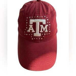 Victoria’s Secret PINK x New Era Texas A&M Aggies Rhinestone Baseball Cap – OSFM